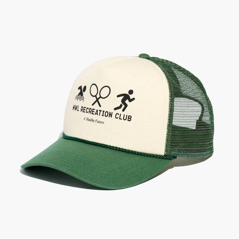 Madewell Recreation Club Organic Cotton Trucker Hat OS